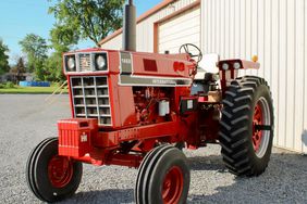 The International Harvester 1466 Black Stripe tractor.