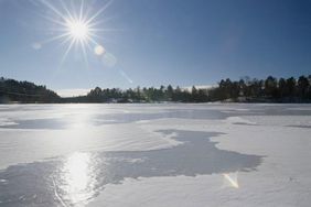 frozen lake