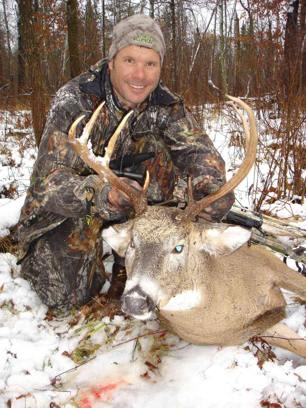 hunter with deer