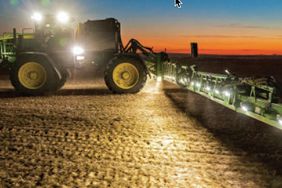 Sprayer in field