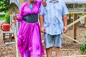 Andrea and Michael pose on the farm