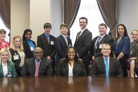 Distinguished 4H students from around the country and Canada came to the U.S. Department of Agriculture to present ideas