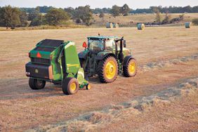 John Deere baler