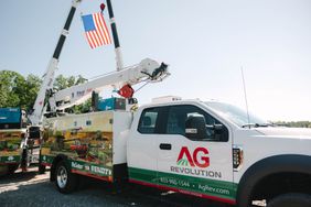 An AgRevolution mobile service truck