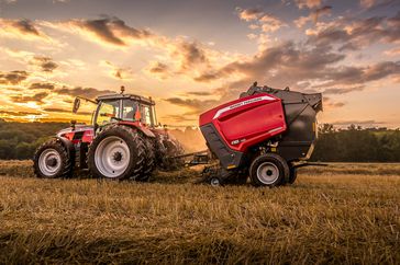 The Hesston by Massey Ferguson 1 Series round baler