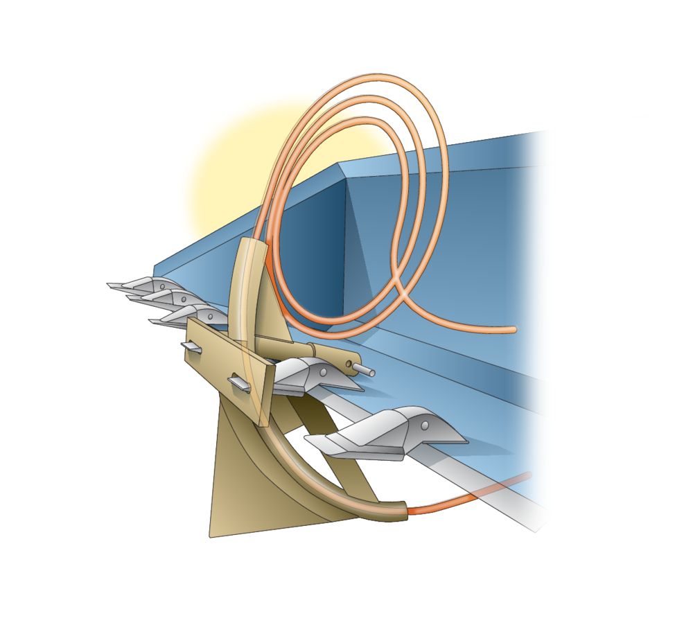 Trench attachment illustration