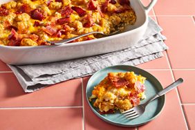 Cheesy Tater Tot breakfast casserole