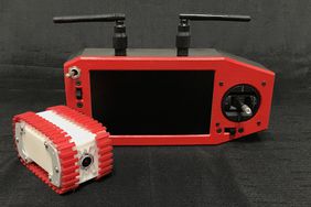 The wireless Ferret rover and controller.