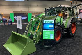 The Fendt 200 Vario tractor on display at Commodity Classic 2023