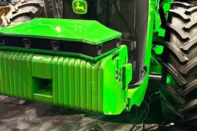 John Deere tractor front end