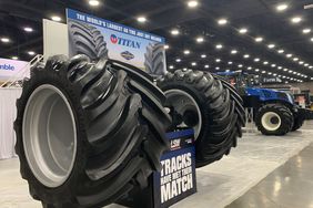 The R-2 and R-1 tread versions of Titan's "world's largest tire"