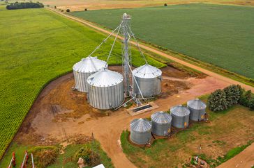 Grain bins