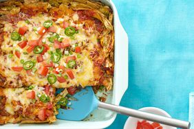 Green chile chicken tortilla casserole