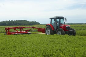 Mower conditioner in the field