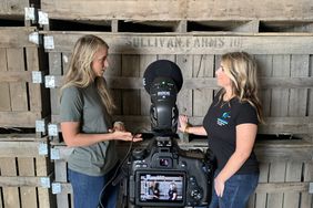 School nutrition director meets farmers