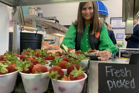 local food at elementary lunch