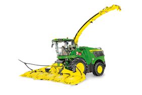 Green and yellow forage harvester