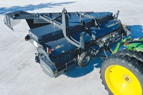 The new windrower shredder from Loftness