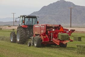 The Hesston 1800 series small square baler