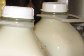 Bottles of milk.