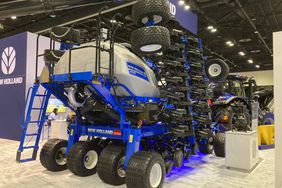 New Holland's P2185 Air Disc Drill on display at the Commodity Classic trade show in Orlando