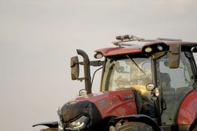 The Augmenta Mantis solution attached to a Case IH tractor.