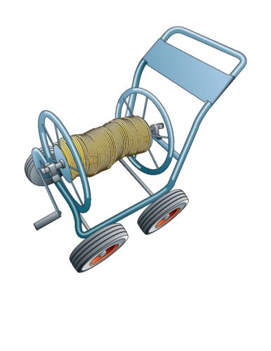 Rope cart illustration