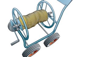 Rope cart illustration