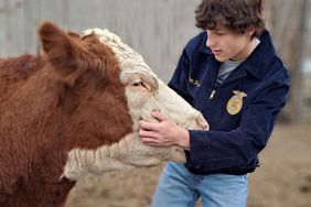 Will Prater and Miracle the cow