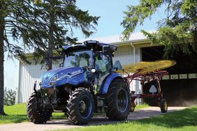 New Holland's T4 Electric Power tractor