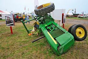 Tractor safety demonstration