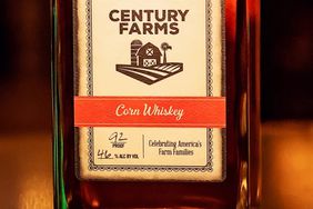 Bottle of Century Farms whiskey