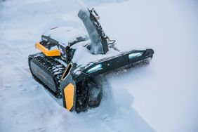 The Yarbo is a 3-in-1 lawncare system that can mow, snowblow and leaf blow.