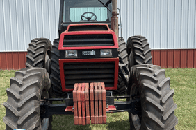 The front view of the Case IH 3394 tractor