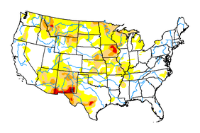 drought continental u.s. march 2024