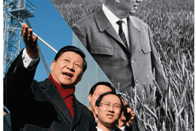 Xi Jinping and Nikita Khrushchev