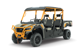 The Arctic Cat Prowler Pro UTV in orange and tan.