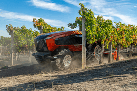 New Agri Concept Kubota tractor in a vinyard